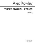 Three English Lyrics 