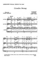 Schubert, F Cradle Song 2-Part/Piano 