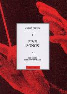Five Songs for Mezzo Soprano and Piano 