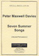 Seven Summer Songs Untuned Percussion Part 2 