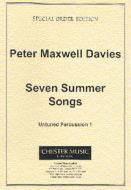 Seven Summer Songs Untuned Percussion Part 1 