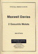 Two Gesualdo Motets 