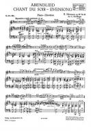 Chant Du Soir op. 85/12 