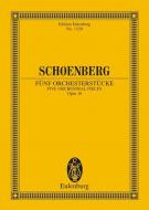 5 Pièces pour orchestre op. 16 Standard