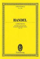Concert pour orgue No. 4 Ré mineur op. 7/4 HWV 309 