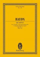 Quatour à cordes Sol majeur op. 1/4 Hob. III:4 Standard
