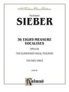 36 Eight Measure Vocalises Op.94 
