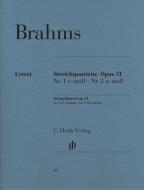 String Quartets Op. 51 no.1 in c minor, no.2 in A Minor 