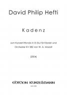Cadenza to Mozart's Concert Rondo K382 