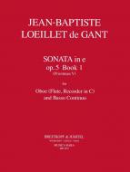 Sonata No.1 E minor op. 5 