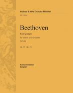 Romanzen G-Dur op. 40 und F-dur op. 50 für Violine und Orchester 