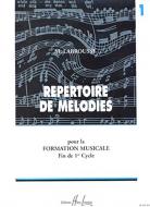 Répertoire de Mélodies 1 
