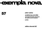 Annäherung and Stille [Approach and Silence] 