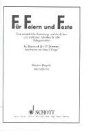 Für Feiern und Feste Standard