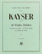 36 Études de Violon op. 20 Vol. 1 