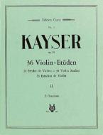 36 Études de Violin op. 20 Vol. 2 