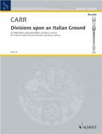 Divisions Upon An Italian Ground Standard