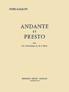 Andante et presto 