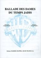 Ballade Des Dames Du Temps Jadis 