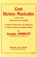 Cent Dictées Musicales à une voix Vol. I 