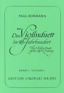 The Violin Duet in the 18th Century 