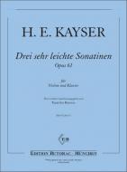3 sehr leichte Sonatinen Op. 61 
