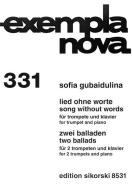 Song Without Words / Two Ballads Standard