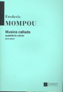 Musica Callada 4eme Cahier Piano 