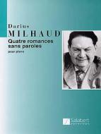 Quatre Romances Sans Paroles pour Piano 