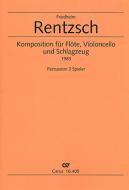 Composition pour flûte, violoncelle et percussions 