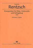 Composition pour flûte, violoncelle et percussions 