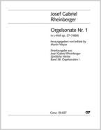 Sonate pour orgue No.1 