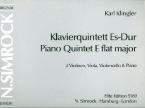 Piano Quintet In E Flat 