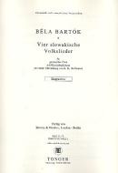 Vier slowakische Volkslieder 