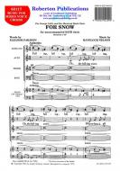 For Snow 
