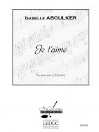 Je t'aime, Vocalise Amoureuse 