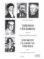 Themes Celebres Vol.2 Flute A Bec Soprano 