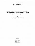 3 Monodies pour 3 Poemes 