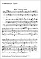 Drei Chorsätze für Kinderchor 