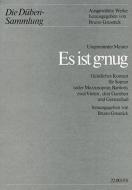 Es ist g'nug 