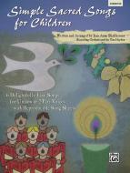 Simple Sacred Songs For Children 