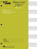 Manuscript Paper (Wide Staff) 'E-Z Play Today' 