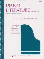 Piano Literature Vol. 5 