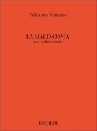 La Malinconia, per Violino E Viola 