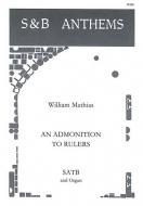 An Admonition To Rulers, Op. 43 