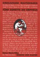 5 Sonette an Orpheus op. 9 