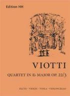 Quartet in E flat major op. 22/3 
