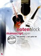 Notenblock mit Tabulatur 