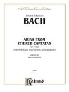 Arias from Church Cantatas for Tenor Vol. 3 Standard