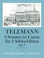 6 sonates canoniques op. 5 - TWV 40:118-123 
